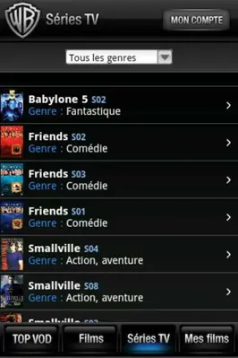 WarnerVOD android App screenshot 0